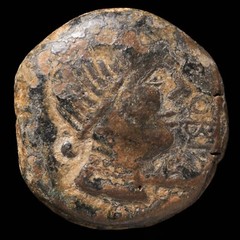 Ancient Hispania – Obulco, Porcuna (Jaen) Ae As – 28 mm / 17.57 gr.