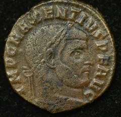 MAXENTIUS FOLLIS ROMAN COIN UNC CONDITION AE 23mm, 5.7g