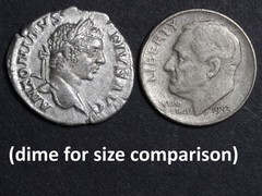 Caracalla Denarius 207AD Ancient Roman Empire Silver Coin Choice VF Securitas