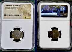 Roman Emperor Victorinus 269AD-271AD NGC Ancient Coin Genuine Double Denarius