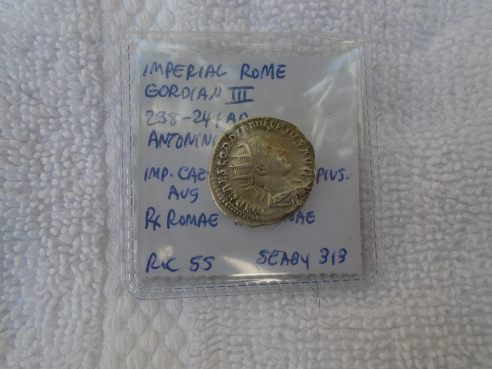 IMPERIAL ROME Gordian III Antoninianus 238 to 244 A.D. RIC.55