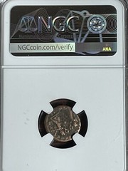 NGC Certified Son Of Constantine. AE4 (BI Nummus) Constans AD 337-350. *X140