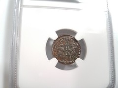 Constantine II Roman Empire BI Nummus AE3/4 NGC XF Ancient Epfig Hoard Pedigree