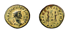 Authentic Roman Coin Probus BI Antoninianus. Siscia, AD 276 Clementia Nice Port