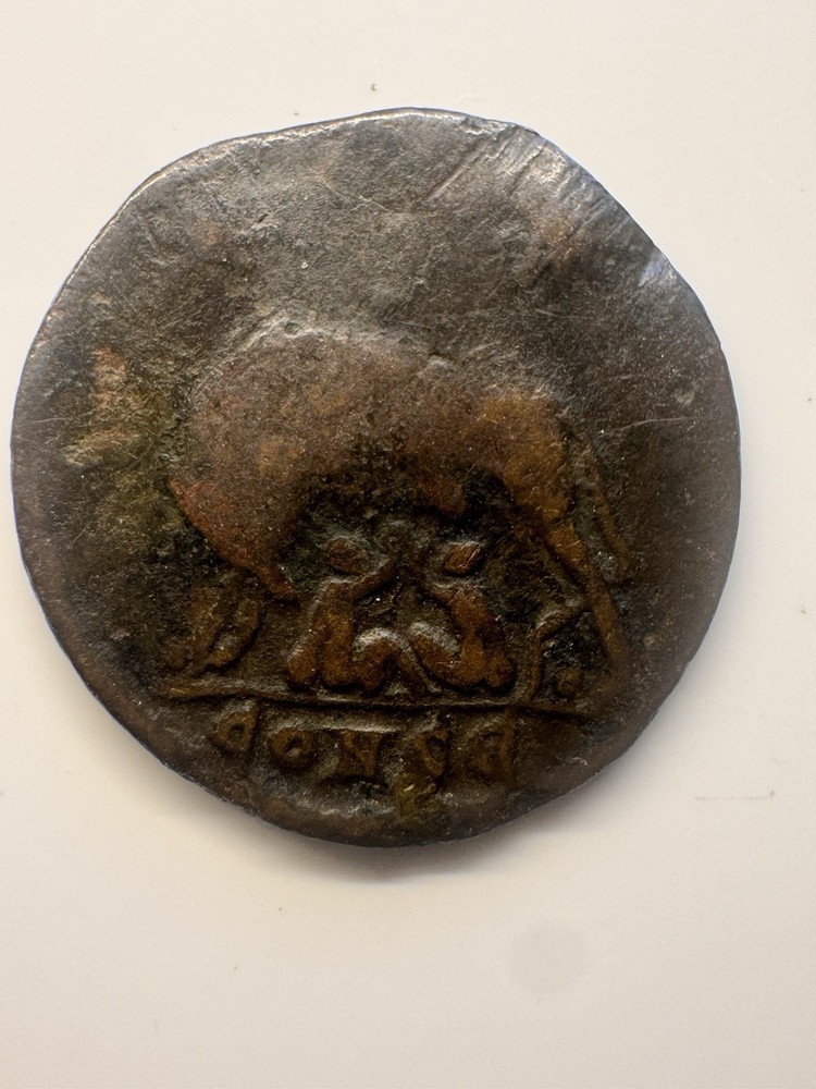 Roman Bronze Follis | VRBS ROMA | She-Wolf & Twins | Constantinople Mint RIC 62