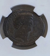 Roman Imperatorial Cleopatra & Marc Antony Tetradrachm NGC Good Ancient…