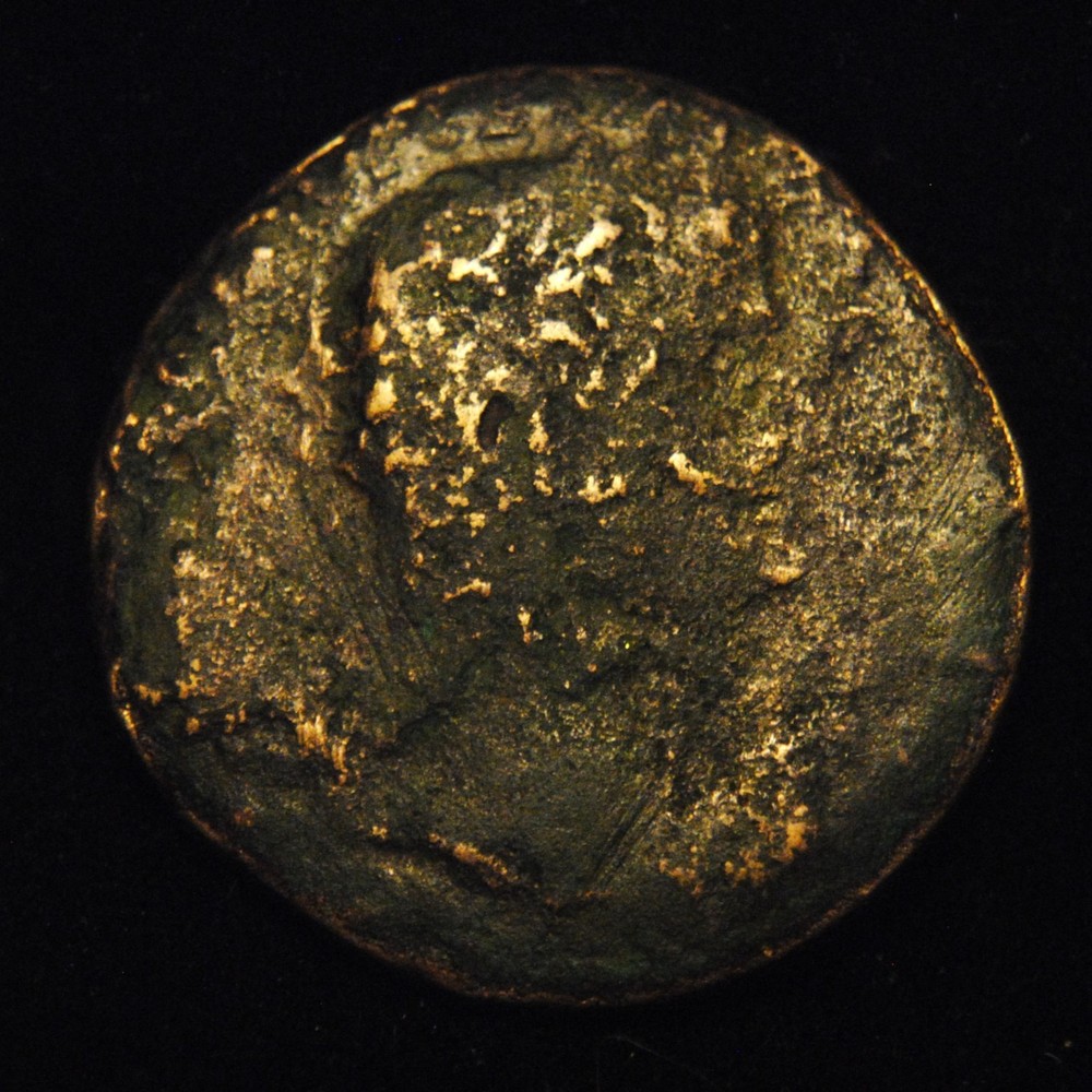 Æ Imitative Sestertius Emperor Claudius Rv Spes Walking 17.47 grams 31-2mm