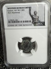 Western Roman Empire Gratian, AD 367-383 AE3 (Nummus)
