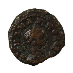 Ancient Roman Coin Potin Tetradrachm Carinus 283-285 AD Alexandria Egypt