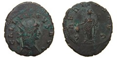 ROMAN EMPIRE – 257-258 AE Antoninianus – Gallienus – Uberitas