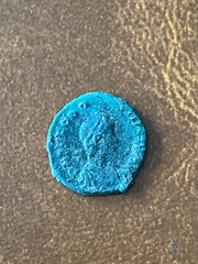 Roman Empire Theodosius I 347-395AD small bronze coin or copper (follis?)
