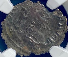 Roman Emperor Victorinus 269AD-271AD NGC Ancient Coin Genuine Double Denarius