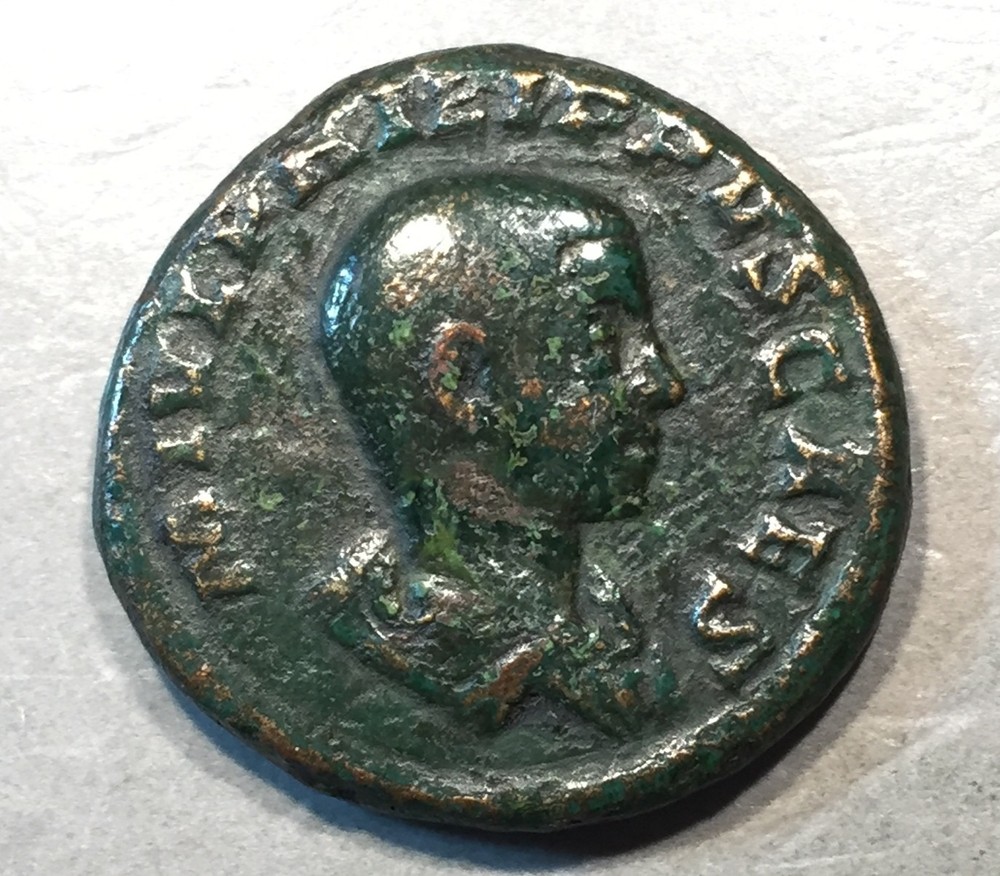 ANCIENT ROME Philip II 247-249 AD Ae-As #A447