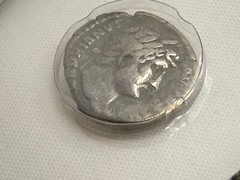 Roman Silver Coin. HADRIAN, AR Denarius. Rome. Pudicitia. aVF