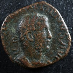 Gallienus Sestertius 254 Rome RIC 248 Soldier Gallien Sesterce