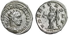 Trebonianus Gallus AR Antoninianus “Uberitas” Choice Extremely Fine