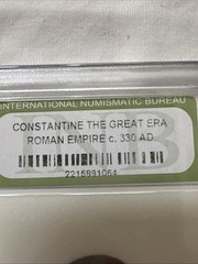 CONSTANTINE THE GREAT ERA ROMAN EMPIRE C. 330 AD International Numismatic Bureau