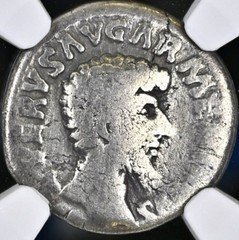 Emperor Lucius Verus Silver Denarius 161-169AD NGC Genuine Roman Scarce Coin