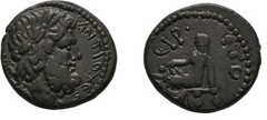Rare Ancient Rome 66/7 AD SELEUCIS ANTIOCH TIME OF NERO ZEUS BOULE VOTE