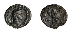 Egypt, Alexandria. Gallienus. A.D. 253-268. Æ tetradrachm Alexandria Eagle Date