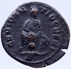 MAXIMINUS II DAIA Ancient 310AD Roman Coin APOLLO Christian Persecution i118806