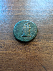 Roman Empire Domitian 81-96 AD AE21 Cappadocia “A’s” Bronze Coin RPC II 1690 9g