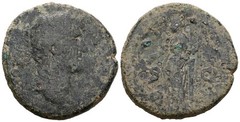 Roman Bronze Sestertius – Rome 134-138 AD – Hadrian
