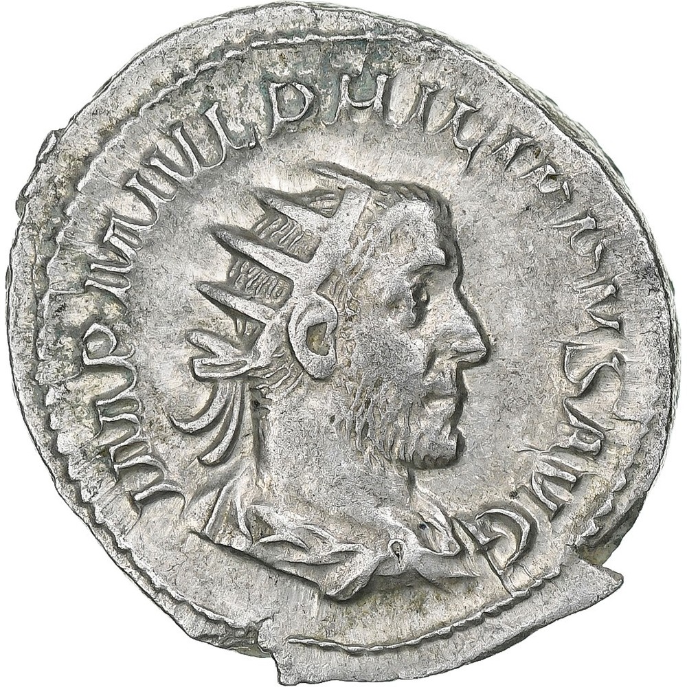 [#1271364] Philip I, Antoninianus, 244-247, Rome, Billon, AU, RIC:31