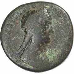 [#1506187] Sabina, Sestertius, 136, Rome, Bronze, F, RIC:2596