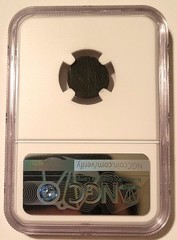 Roman Empire Constantine II AD 337-340 AE4 BI Nummus As Caesar Ch VF NGC