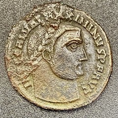 ROMAN EMPIRE,MAXIMINUS II AE FOLLIS (308-310 AD) ALEXANDRIA “GENIO IMP-ERATORIS”