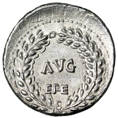Vespasian AR Denarius “Legend in Wreath” Ephesos Good Very Fine