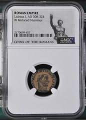 Ancient Roman Empire Coin – Age of Licinius I (AD 308-324) – NGC