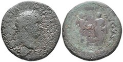 Roman Bronze Sestertius – Rome 79-81 – Vespasian – Titus