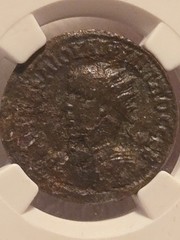 ROMAN Mesopotamia Coin – Philip II – REIGN 247 – 249 AD – AE25 – NGC Very Fine