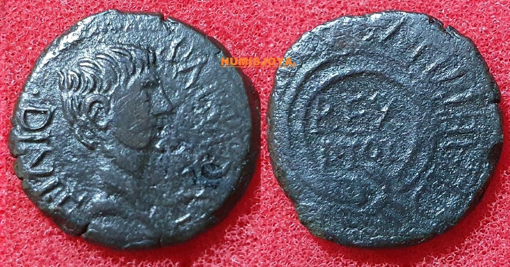 Year 27 B.C. 14 A.D. Augusto Hispano Cartaginés Cartagonova Semis. Weight 4.0…