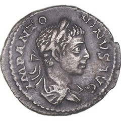 [#1170407] Coin, Elagabalus, Denarius, 219, Rome, MS, Silver, Cohen:242