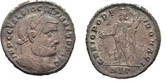 Ancient Rome Heraclea Diocletian 284-305 AD Large Follis AE GENIUS CORNUCOPIAE
