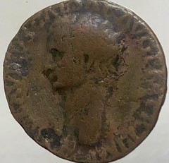 Emperor Claudius I 41-54AD Genuine Ancient Roman Coin Libertas Rome Mint Scarce