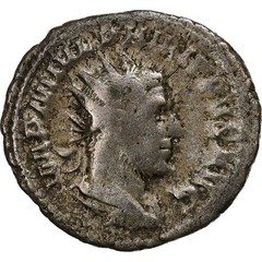 [#1511273] Philip I, Antoninianus, 244-247, Rome, Billon, VF, RIC:27, b