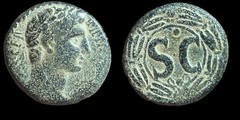 Roman Imperial Bronze Seleucia & Pieria, Antioch, Augustus 27BC-14AD Bronze 15g