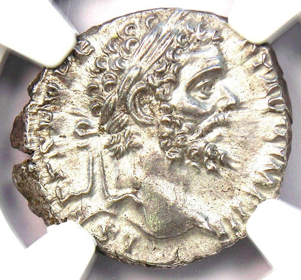Septimius Severus AR Denarius Silver Coin 193-211 AD – Certified NGC MS (UNC)