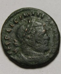 Licinius I Follis Rome 314 AD Sun God Sol Globe RARE Original Ancient Roman coin