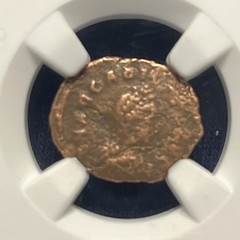 ROMAN EMPIRE ANCIENT Coin. Arcadius. AD 383-408 AE4 (Nummus) NGC Certified Coin