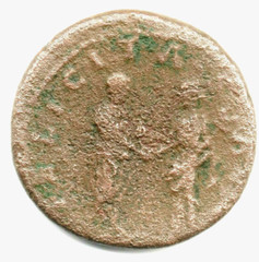 (R1) HADRIAN (133-135 AD) – .- Dupondius – FELICITAS RIC 805 – #