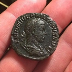 RARE Ancient Roman Sestertius PHILIP II 248AD Secular Games MOOSE RIC264a 13.21g