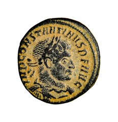 SCARCE FOR RS Constantine I. A.D. 307/10-337. Æ follis Sol Roman Coin RS Rome