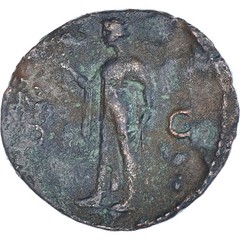 [#1176693] Coin, Titus, As, 77-78, Lugdunum, VF, Bronze, RIC:1273