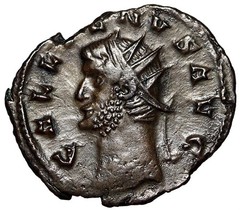 Gallienus Antoninianus “Portrait Left / Providentia” Very Rare
