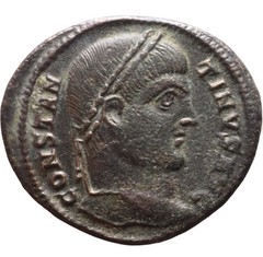 CONSTANTINE I The Great 306-337 Bronze Ancient Roman Coin Cyzicus VOT XX 20mm